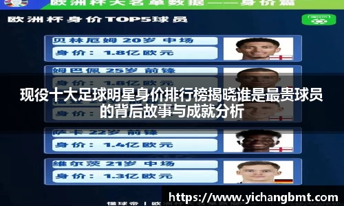 现役十大足球明星身价排行榜揭晓谁是最贵球员的背后故事与成就分析